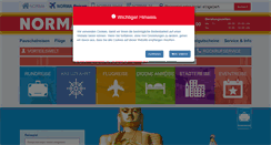 Desktop Screenshot of norma-reisen.de